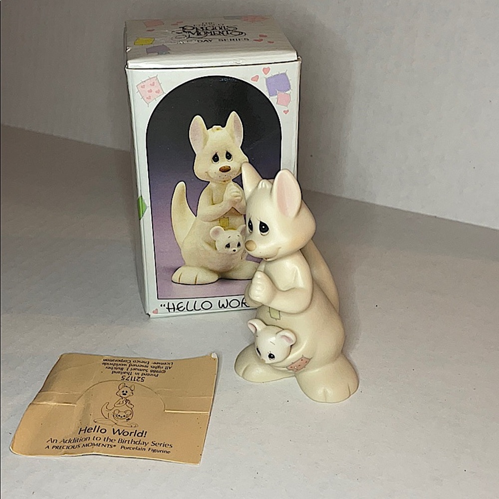 Vintage Precious Moments “Hello World!” Figurine
